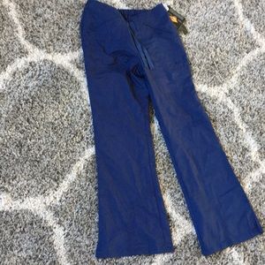 Navy blue scrub pants NWT